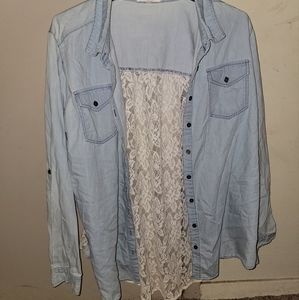 Wishful park button down shirt